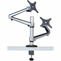Eaton Tripp Lite Series Dual Full Motion Flex Arm Desk Clamp for 13" to 27" Monitors / Displays