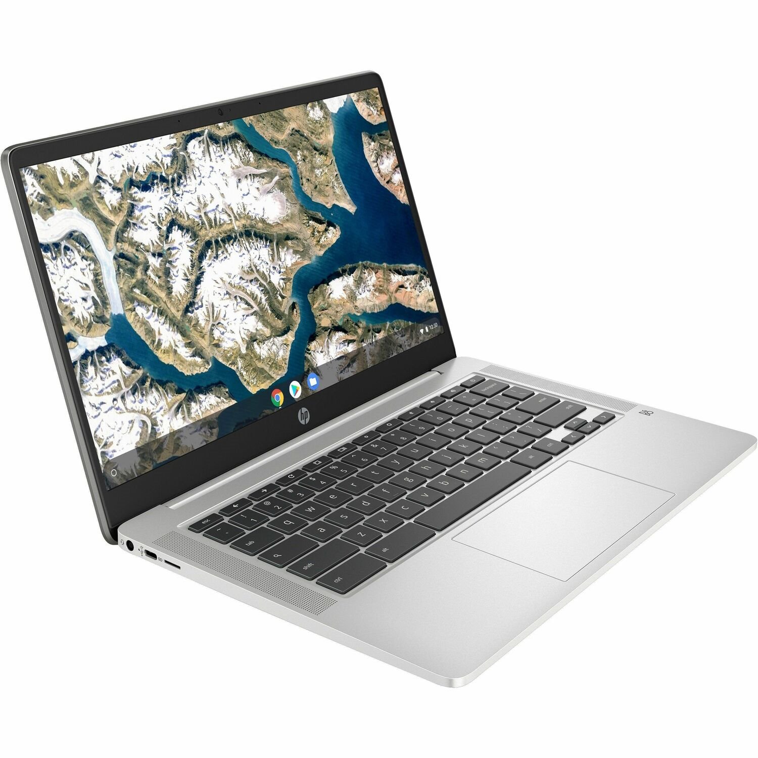 HPI SOURCING - NEW Chromebook 14a-na0000 14a-na0226nr 14" Chromebook - HD - Intel Celeron N4120 - 4 GB - 64 GB Flash Memory - Mineral Silver, Natural Silver