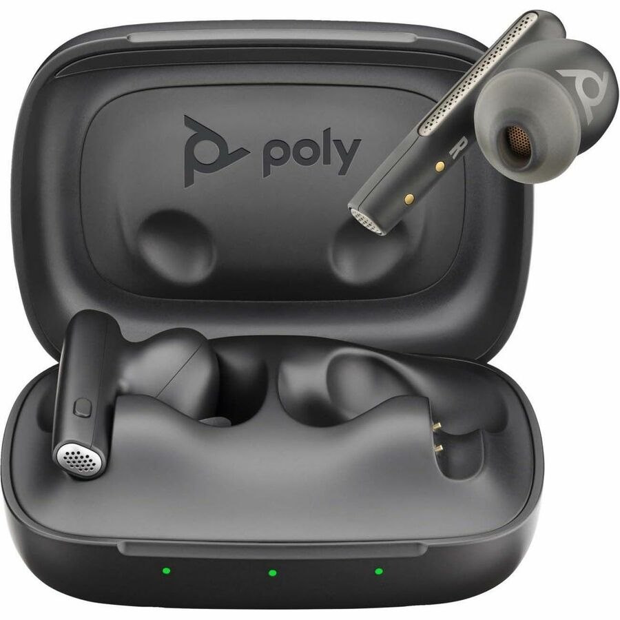 Poly Voyager Free 60 UC True Wireless Earbud Stereo Earset - Carbon Black