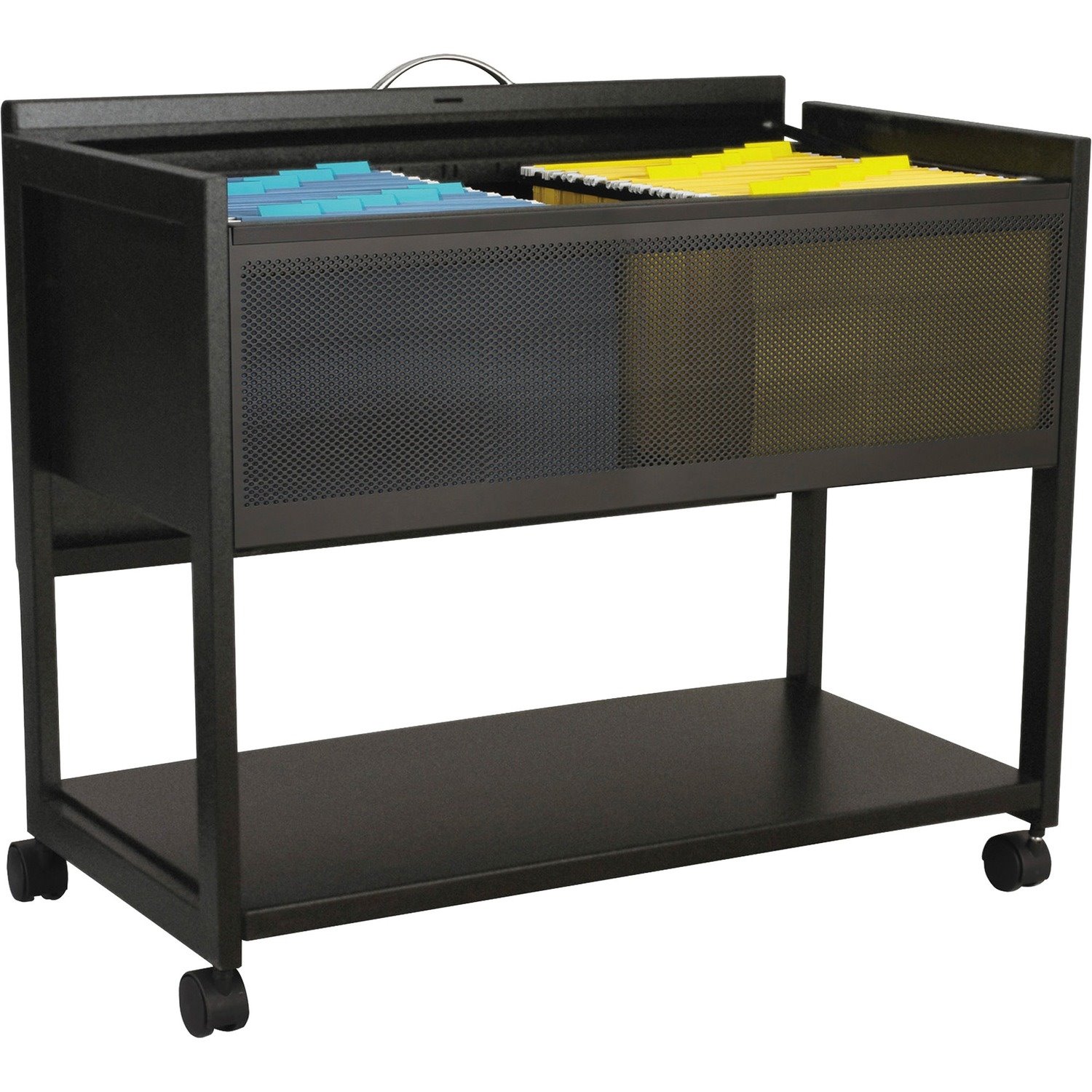 Safco Top Locking Mesh Mobile Tub Files
