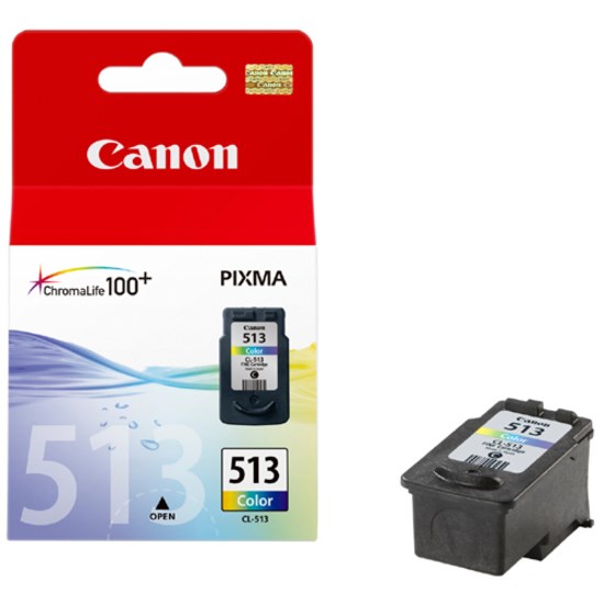 Canon CL-513 Origineel Inkjet Inktcartridge - Cyaan, Magenta, Geel - 1 Verpakking
