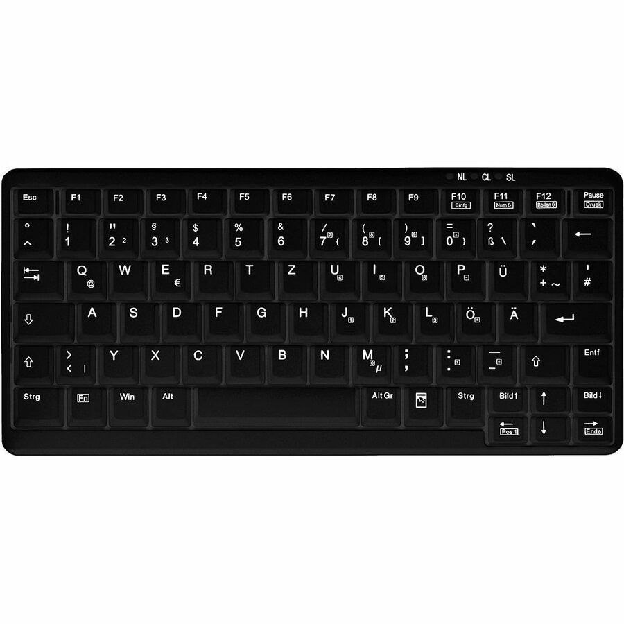 Active Key Keyboard - Cable Connectivity - USB 1.1 Interface - Black