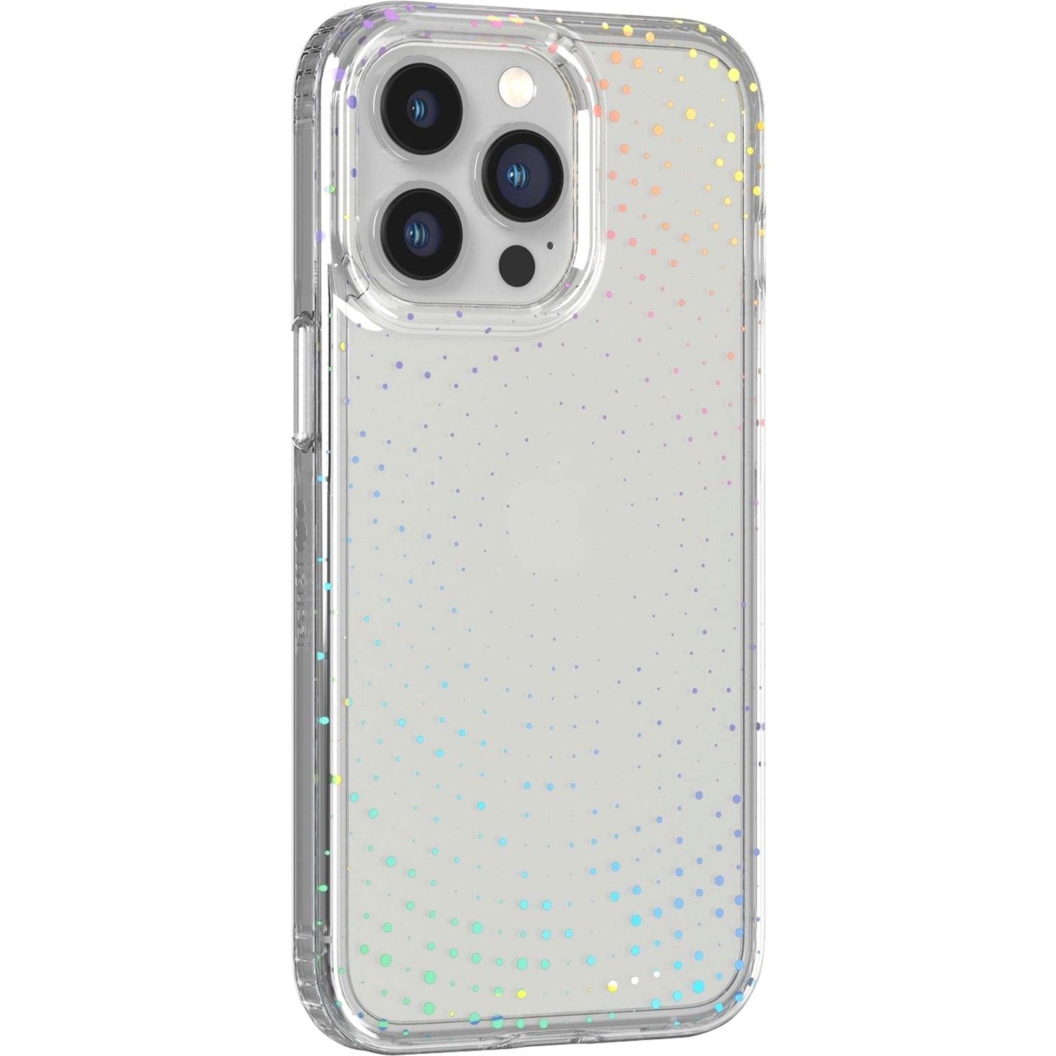 Tech21 Evo Sparkle Case for Apple iPhone 13 Pro Smartphone - Holographic Shimmer Effect - Radiant