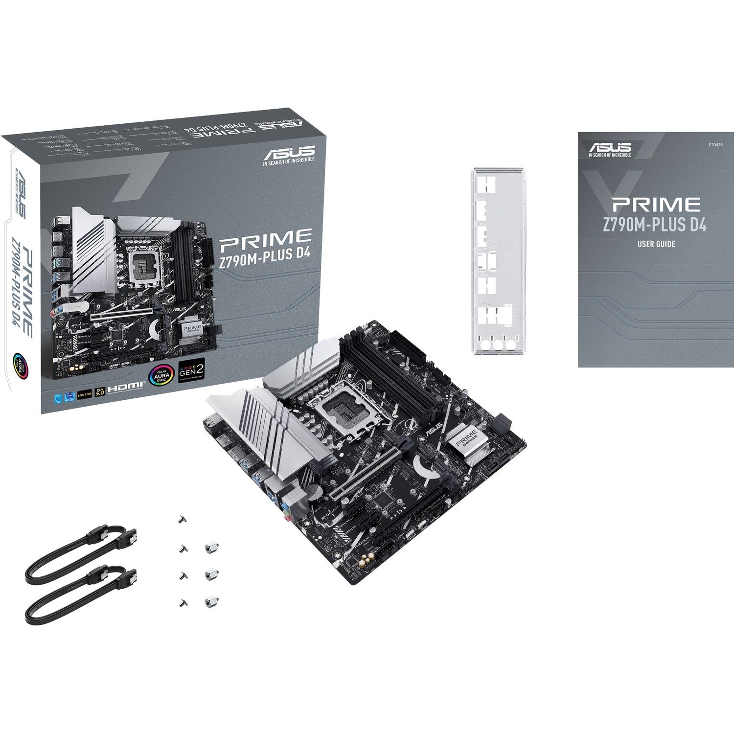 Asus Prime Z790M-PLUSD4 Gaming Desktop Motherboard - Intel Z790 Chipset - Socket LGA-1700 - Micro ATX