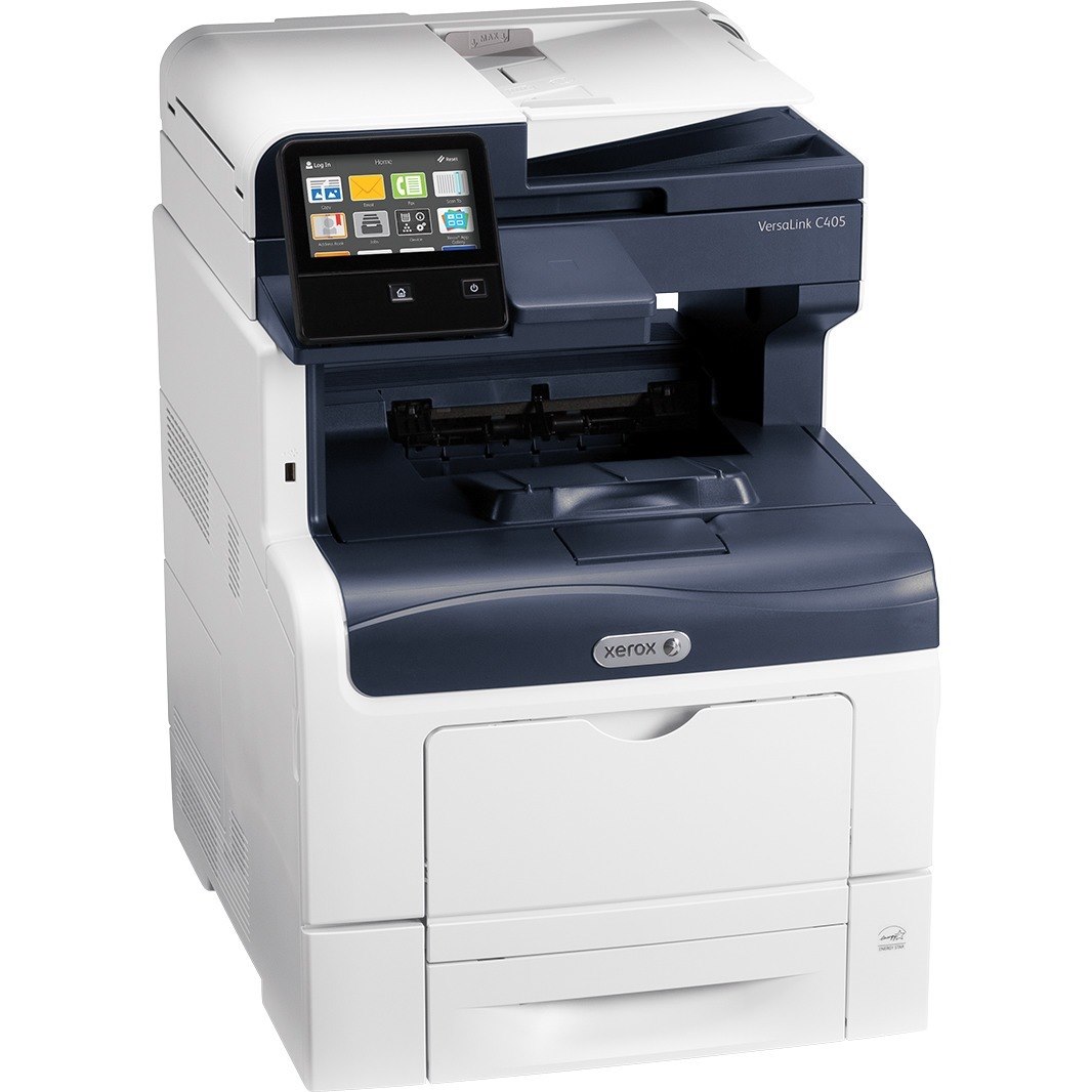 Xerox VersaLink C405/DN Laser Multifunction Printer-Color-Copier/Fax/Scanner-36 ppm Mono/Color Print-600x600 Print-Automatic Duplex Print-80000 Pages Monthly-700 sheets Input-Color Scanner-600 Optical Scan-Color Fax-Gigabit Ethernet