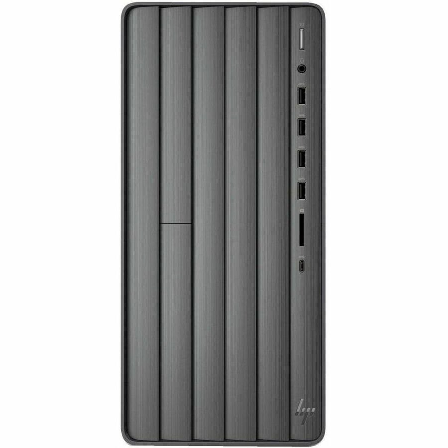 HP Envy TE01-3000i TE01-3067c Desktop Computer - Intel Core i5 12th Gen i5-12400 - 12 GB - 512 GB SSD - Tower - Nightfall Black - Refurbished