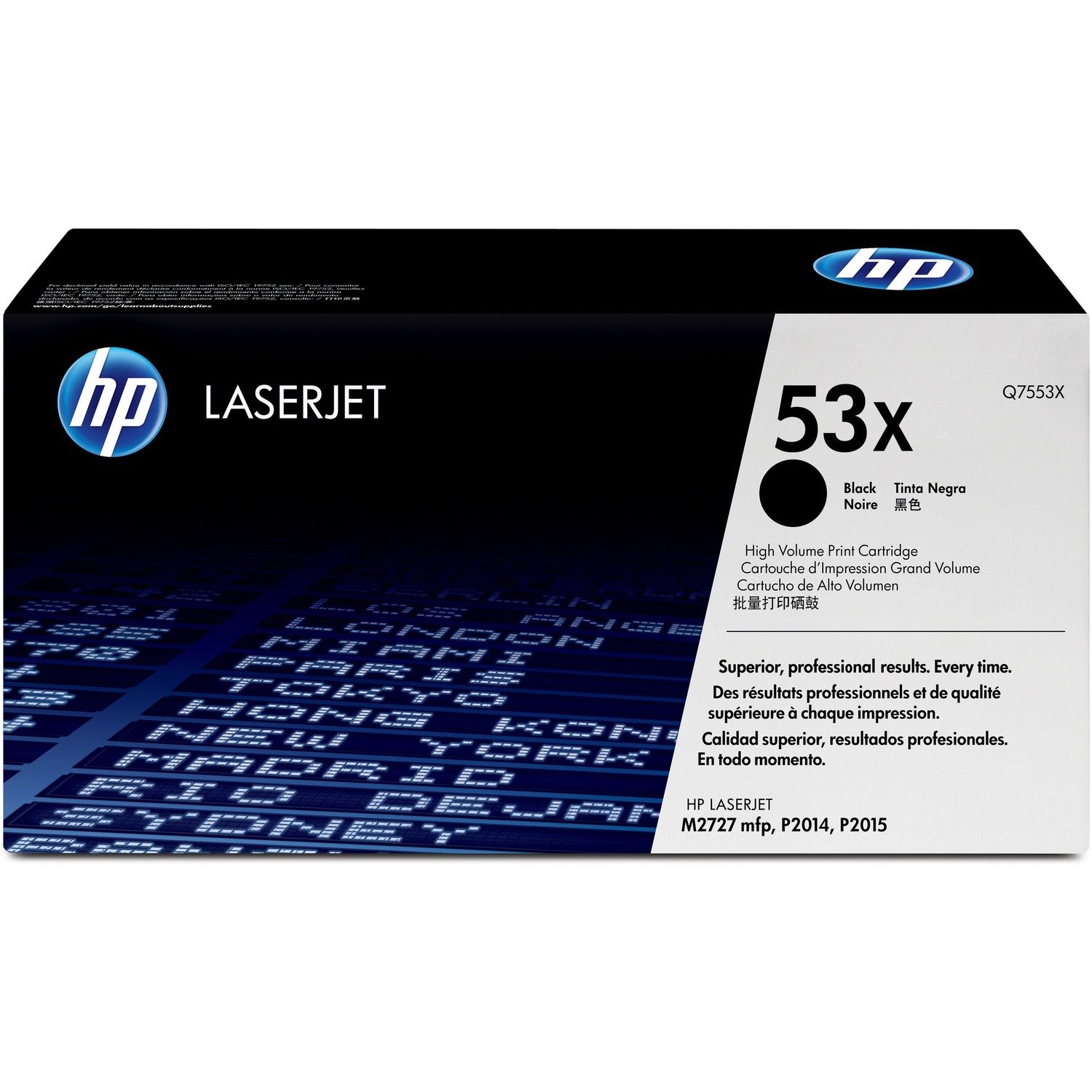 HP 53X Original High Yield Laser Toner Cartridge - Black - 1 Each