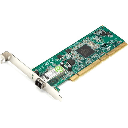 Black Box PCI Fiber Adapter, 1000BASE-SX, 64-/32-Bit, Multimode, LC