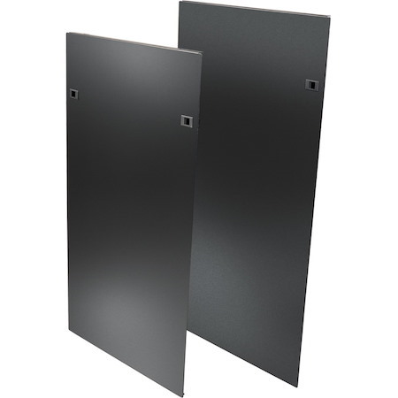 Eaton Tripp Lite Series SmartRack Side Panel Kit with Latches for 52U 4-Post Open Frame Rack, 2 Panels