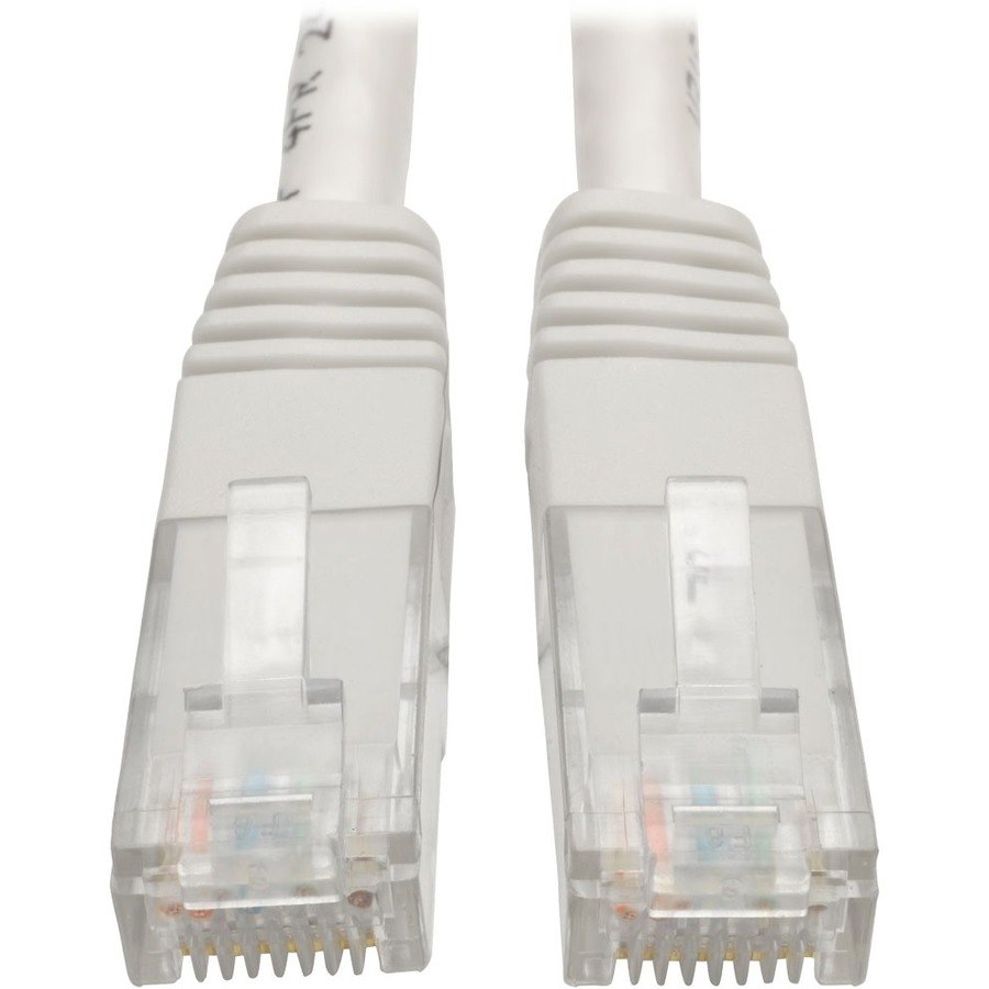 Eaton Tripp Lite Series Cat6 Gigabit Molded (UTP) Ethernet Cable (RJ45 M/M), PoE, White, 3 ft. (0.91 m)