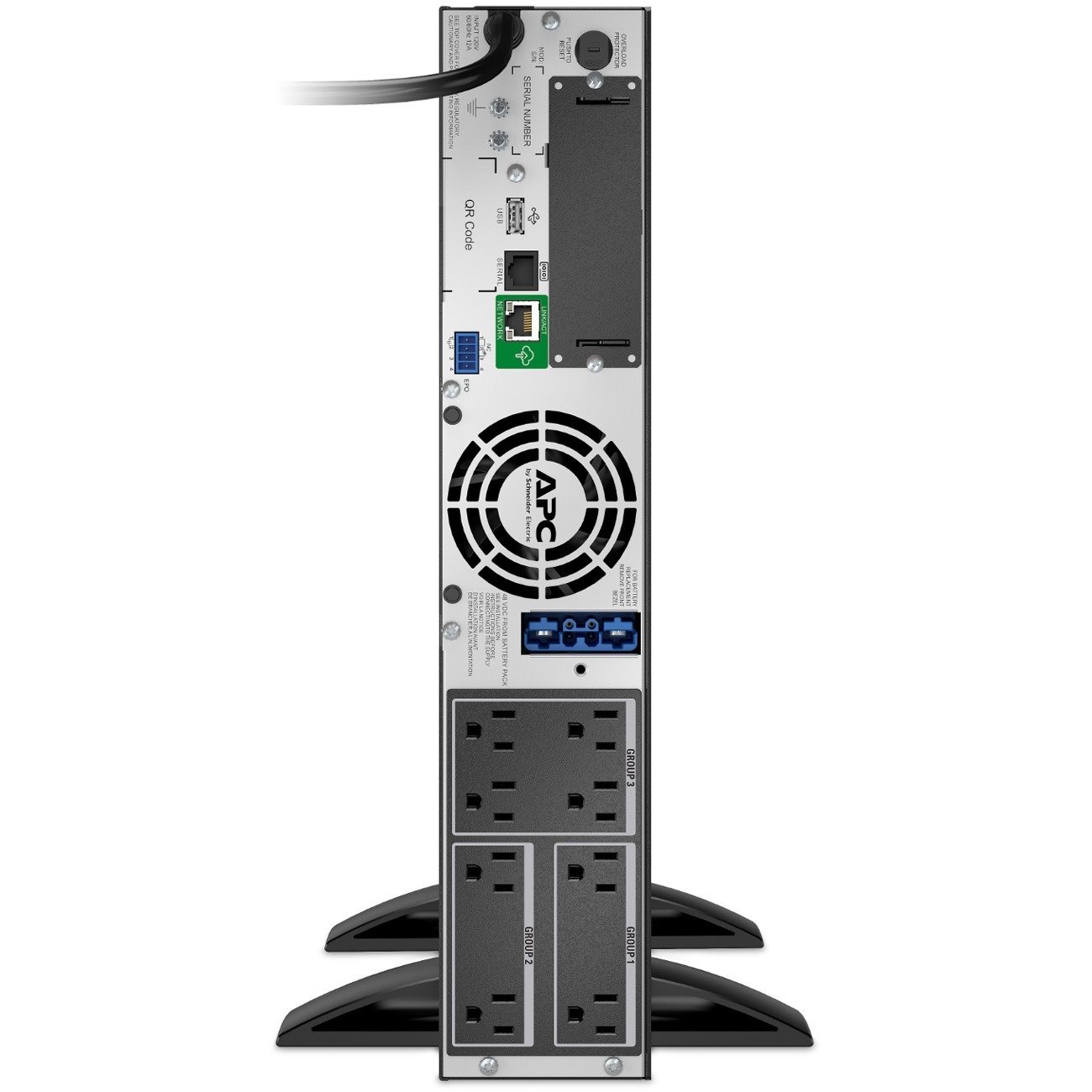 [TAA] APC Smart-UPS X, Line Interactive, 1500VA, Rack/tower convertible 2U, 120V, 8x 5-15R NEMA, SmartConnect port, Extended runtime, TAA