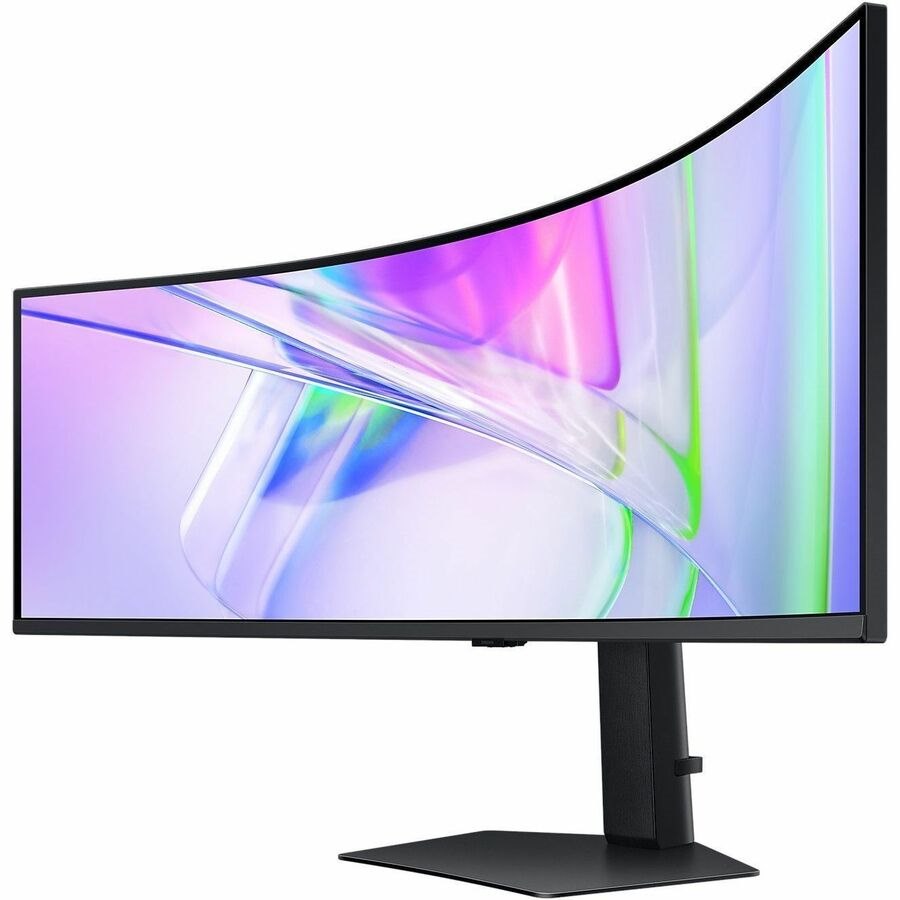 Samsung ViewFinity S9 S49C954UAN 49" Class Dual Quad HD (DQHD) Curved Screen Gaming LED Monitor - 32:9 - Black