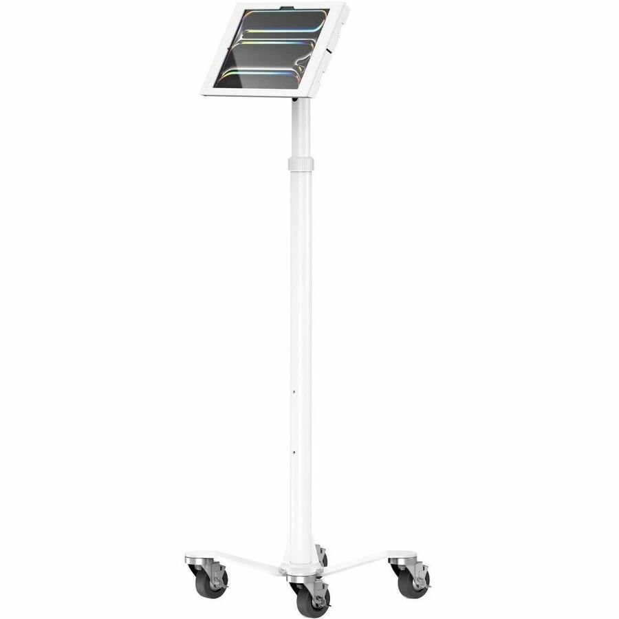 MacLocks iPad Pro M4/iPad Air M2 2024 Enclosure Medical Rolling Cart - Apex Rise Freedom