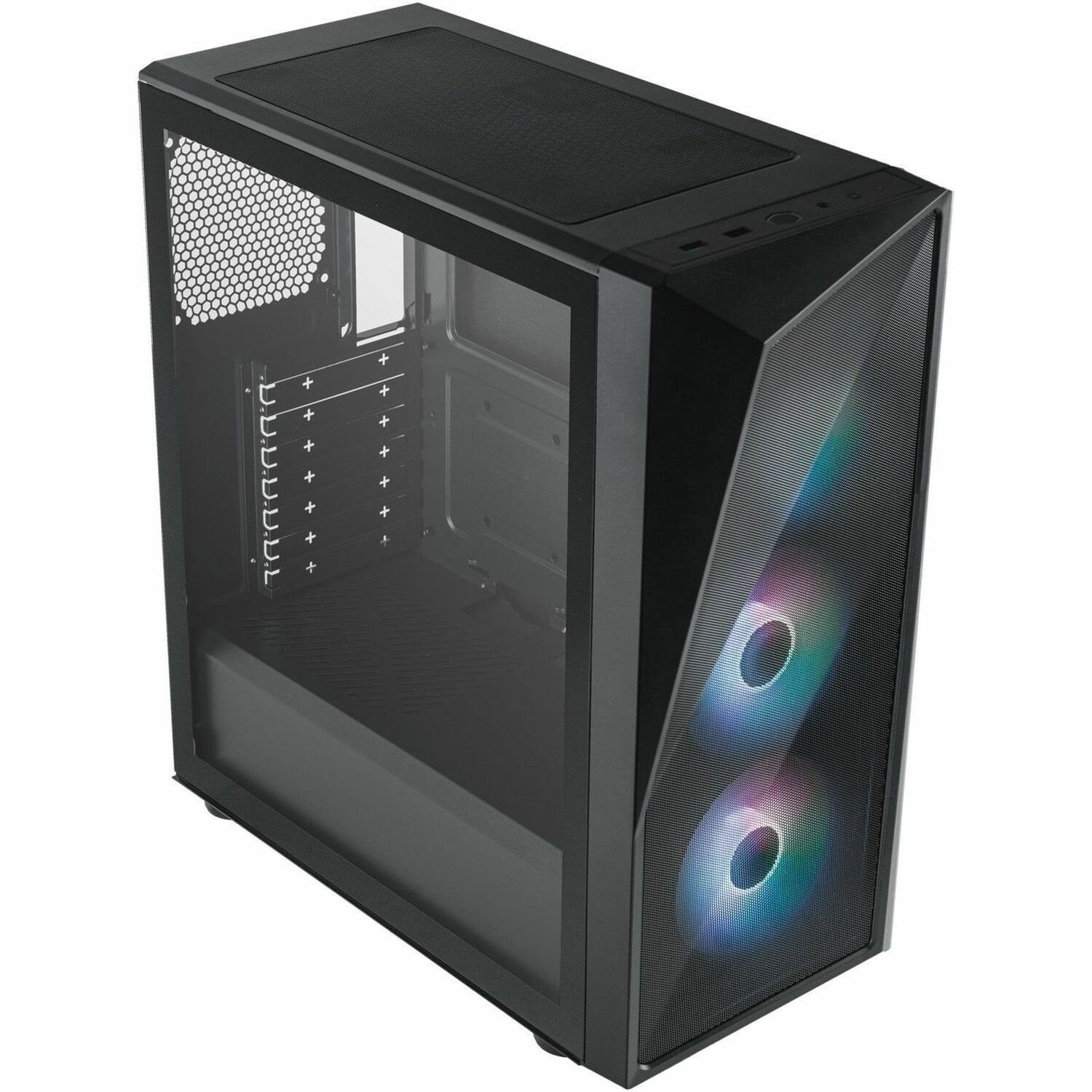 Cooler Master CP520-KGNN-S00 Computer Case - Mini ITX, Micro ATX, ATX Motherboard Supported - Mid-tower - Steel, Plastic, Tempered Glass - Black