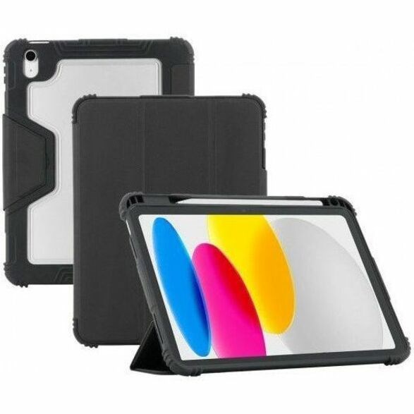MOBILIS Rugged Carrying Case (Flap) for 27.7 cm (10.9") Apple iPad (10th Generation) Tablet - Transparent
