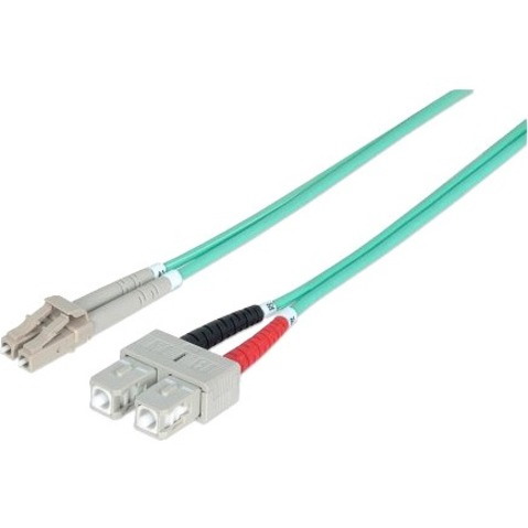 Intellinet 1M 3FT LC/SC Multi Mode Fiber Cable
