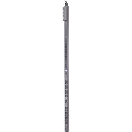 APC NetShelter Switched Rack PDU, Zero U, 12.5kW, 208V, 21 C13 and 3 C19 outlet, 3ft input cord