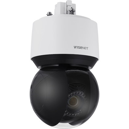 Wisenet XNP-9250R 8 Megapixel Outdoor 4K Network Camera - Color - Dome - White, Black