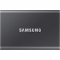 Samsung T7 MU-PC1T0T 1 TB Portable Solid State Drive - External - PCI Express NVMe - Gray