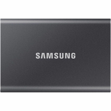Samsung T7 MU-PC1T0T 1 TB Portable Solid State Drive - External - PCI Express NVMe - Gray