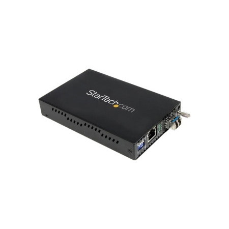 StarTech.com 1000 Mbps Gigabit Single Mode Fiber Media Converter LC 40 km