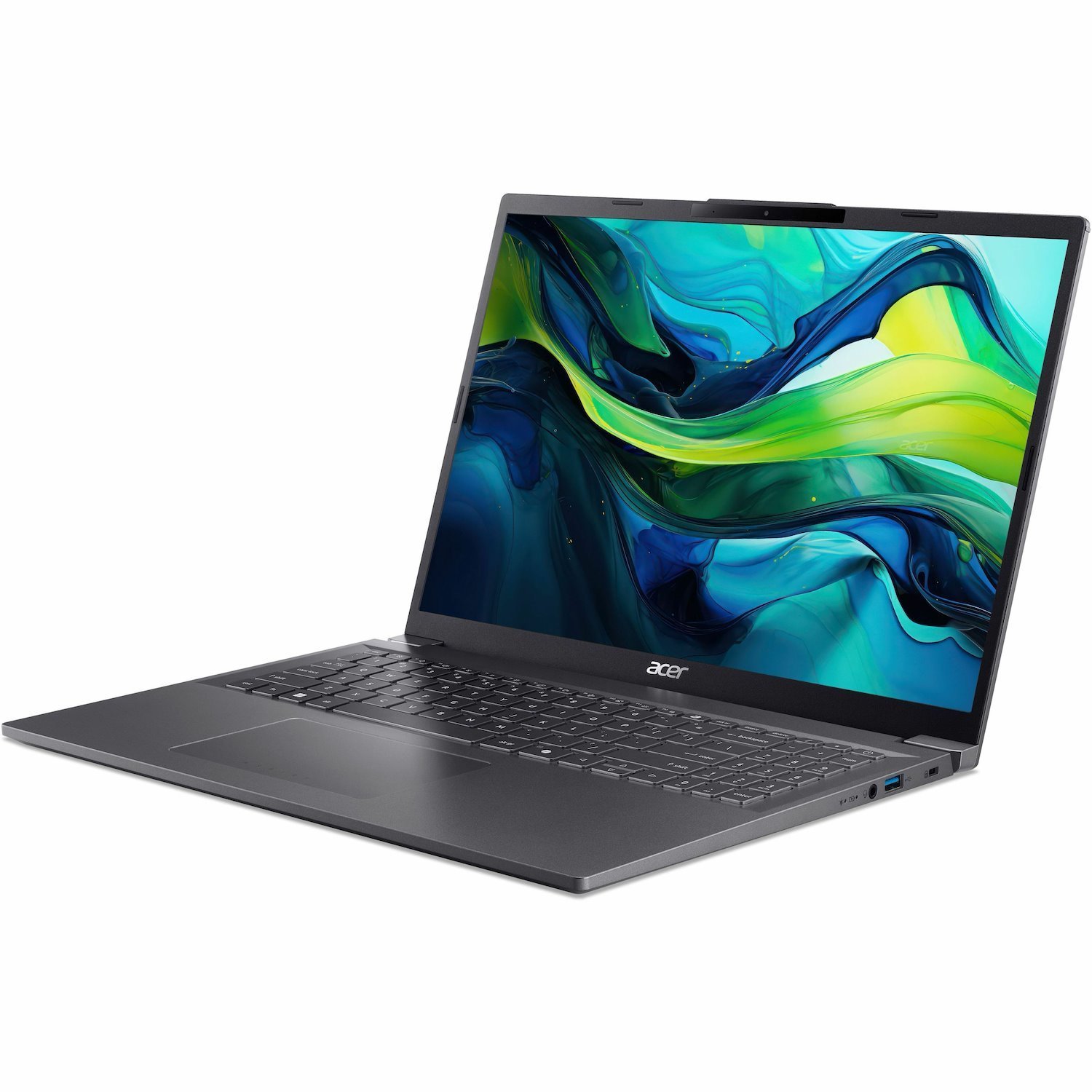 Acer Aspire 16 A16-71M A16-71M-56LE 40.6 cm (16") Notebook - WUXGA+ - Intel Core Ultra 5 125H - 16 GB - 512 GB SSD - English (UK) Keyboard - Iron