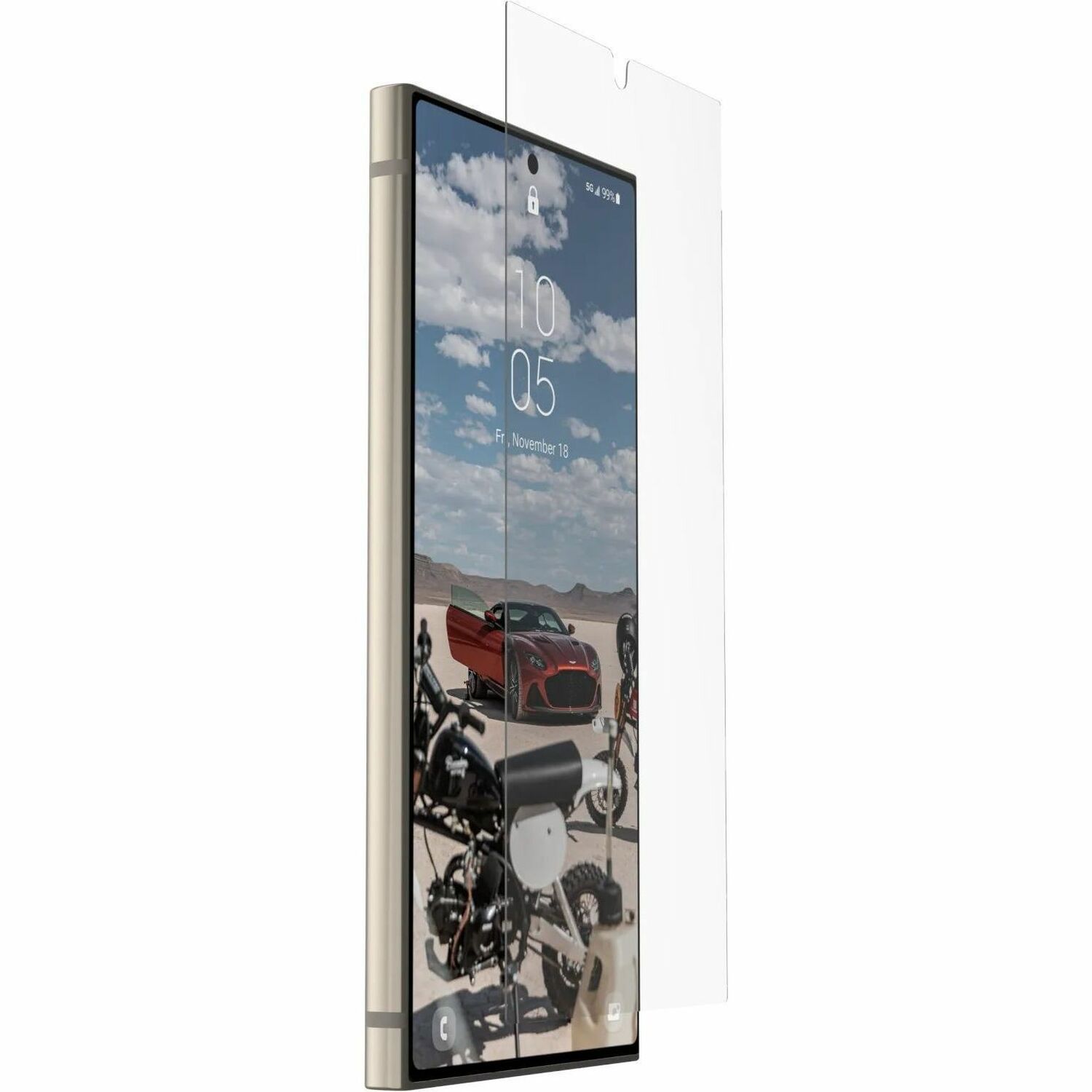Urban Armor Gear Flex Screen Protector Shield Plus for Galaxy S24 Ultra - Clear Clear