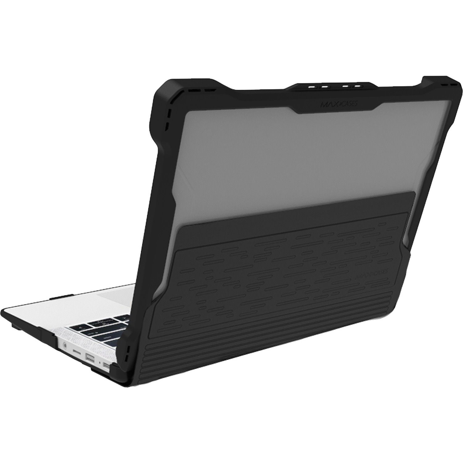 MAXCases Extreme Shell-S Rugged Case for HP Notebook - Textured - Black, Clear