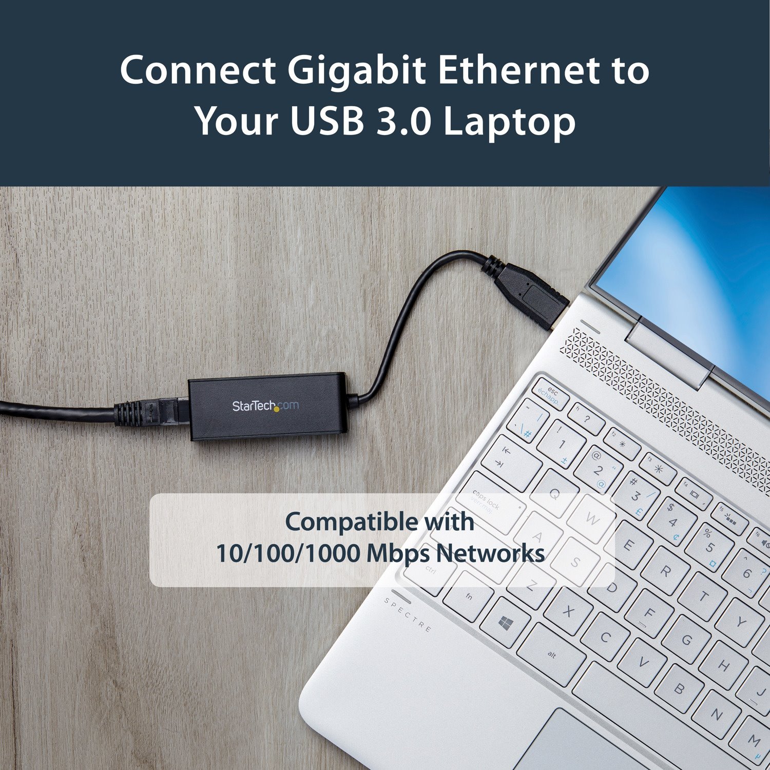 StarTech.com USB 3.0 to Gigabit Ethernet NIC Network Adapter