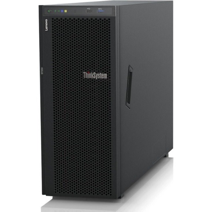 Lenovo ThinkSystem ST550 7X10A02BAU 4U Tower Server - 1 x Intel Xeon Gold 5115 2.40 GHz - 16 GB RAM - 12Gb/s SAS, Serial ATA/600 Controller