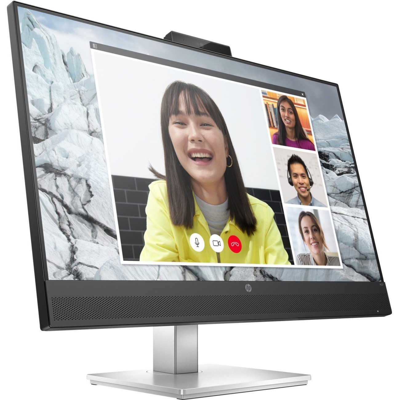 HP M27 27" Class Webcam Full HD LCD Monitor - 16:9 - Black