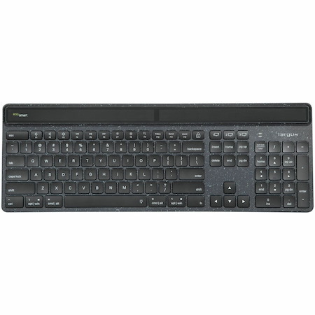 Targus EcoSmart Keyboard - Wireless Connectivity - USB Type C Interface - Spanish - Black