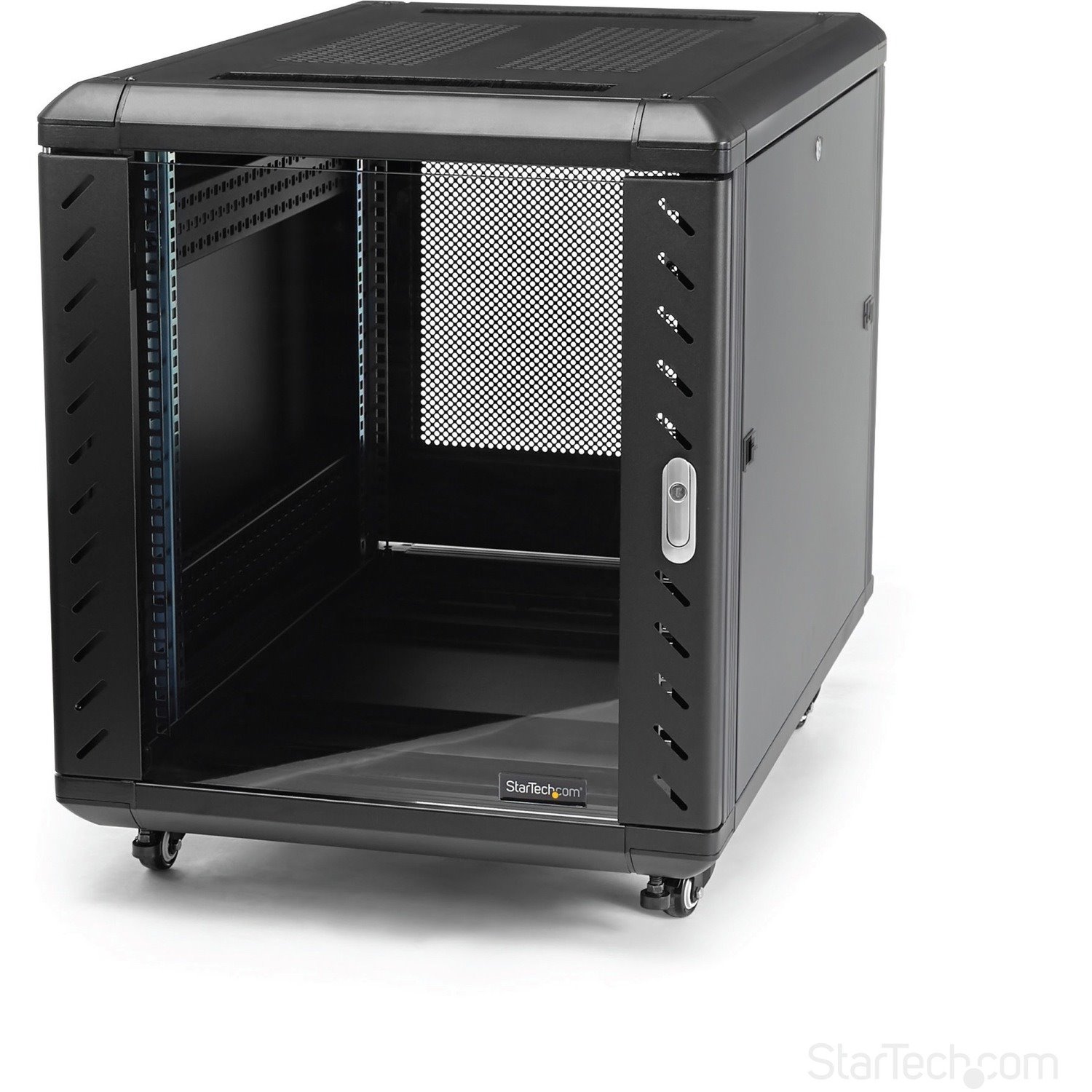 StarTech.com 12U 36in Knock-Down Server Rack Cabinet with Casters