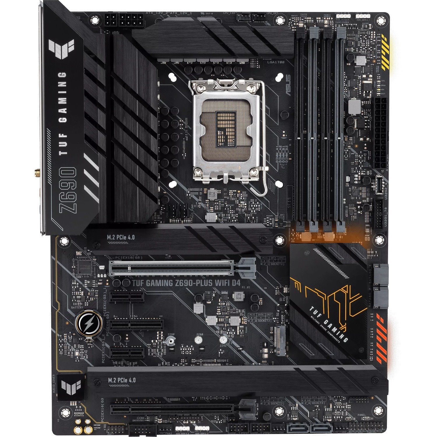 TUF GAMING Z690-PLUS WIFI D4 Desktop Motherboard - Intel Z690 Chipset - Socket LGA-1700 - Intel Optane Memory Ready - ATX