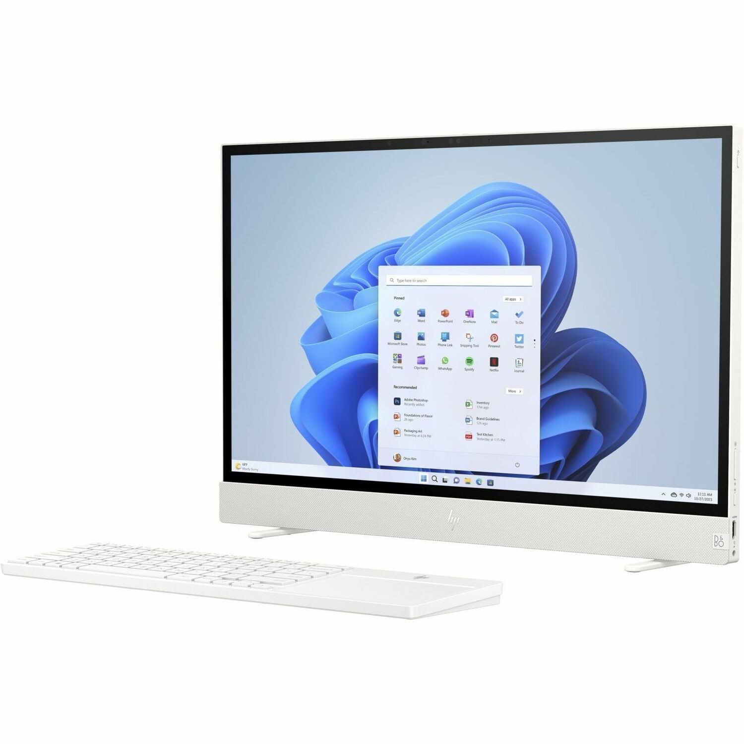 HP Envy Move 24-CS0090 All-in-One Computer - Intel Core i5 13th Gen i5-1335U - 16 GB - 512 GB SSD - 23.8" QHD Touchscreen - Desktop - Shell White