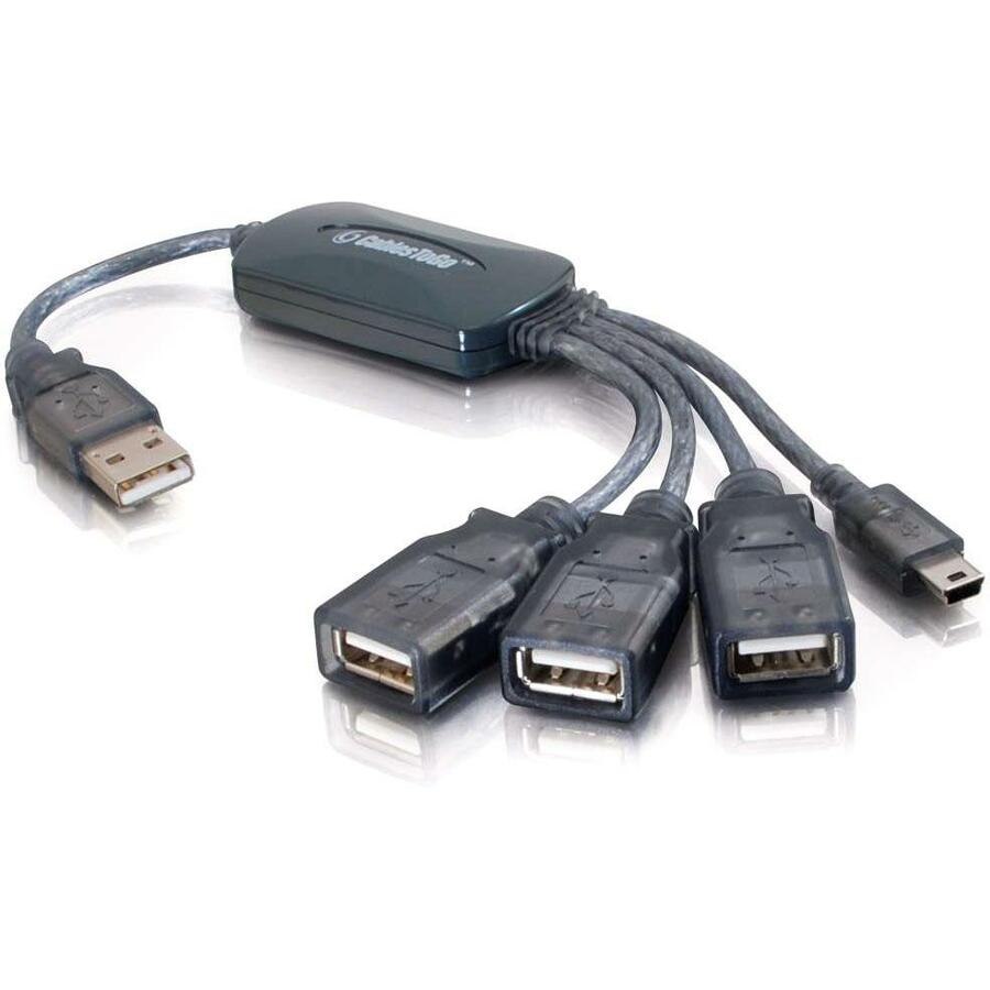 Cables To Go Legrand Av C2G 4-Port Usb 2.0 Hub Cable - Grey - 1 Year