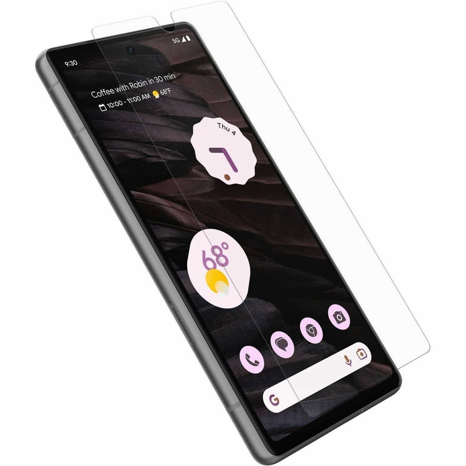 OtterBox Trusted Glass 9H Aluminosilicate Screen Protector for Pixel 7a - Clear