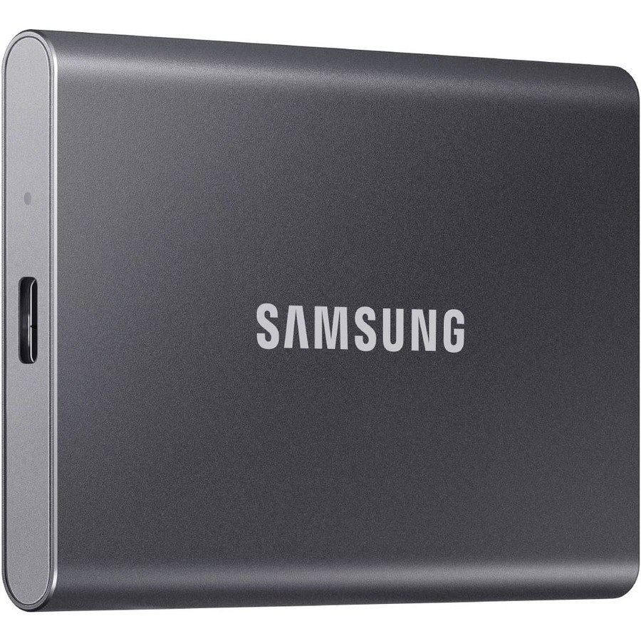 Samsung T7 MU-PC500T/AM 500 GB Portable Solid State Drive - External - PCI Express NVMe - Titan Gray