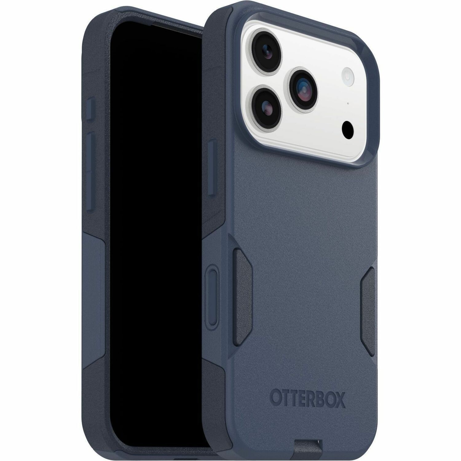 OtterBox Commuter Series - Back Cover For Mobile Phone - MagSafe Compatibility - Polycarbonate, Thermoplastic Elastomer (Tpe) - Blue Sentiment - For Apple iPhone 17 Pro