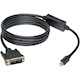 Eaton Tripp Lite Series Mini DisplayPort 1.2 to DVI Adapter Cable (M/M), 1080p, 6 ft. (1.8 m), TAA