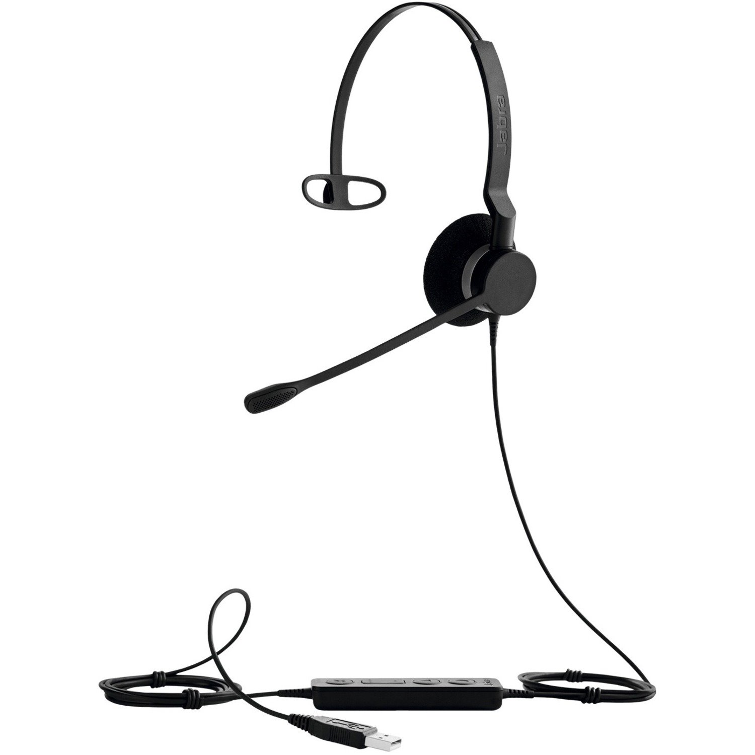 Jabra BIZ 2300 USB MS Wired Over-the-head Mono Headset