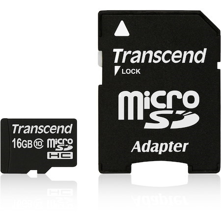Transcend TS16GUSDHC10 16 GB Class 10 microSDHC