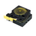 Dymo Black on Yellow Wire and Cable Label