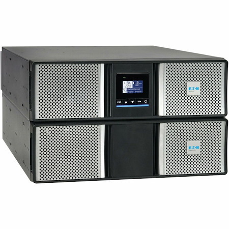 Eaton 9PX G2 5000VA 5000W 208/120V Online Double-Conversion UPS - L6-30P Input, 6x 5-20R, 1x L6-30R, 1x L14-30R, Cybersecure Network Card, Extended Run, 6U Rack/Tower