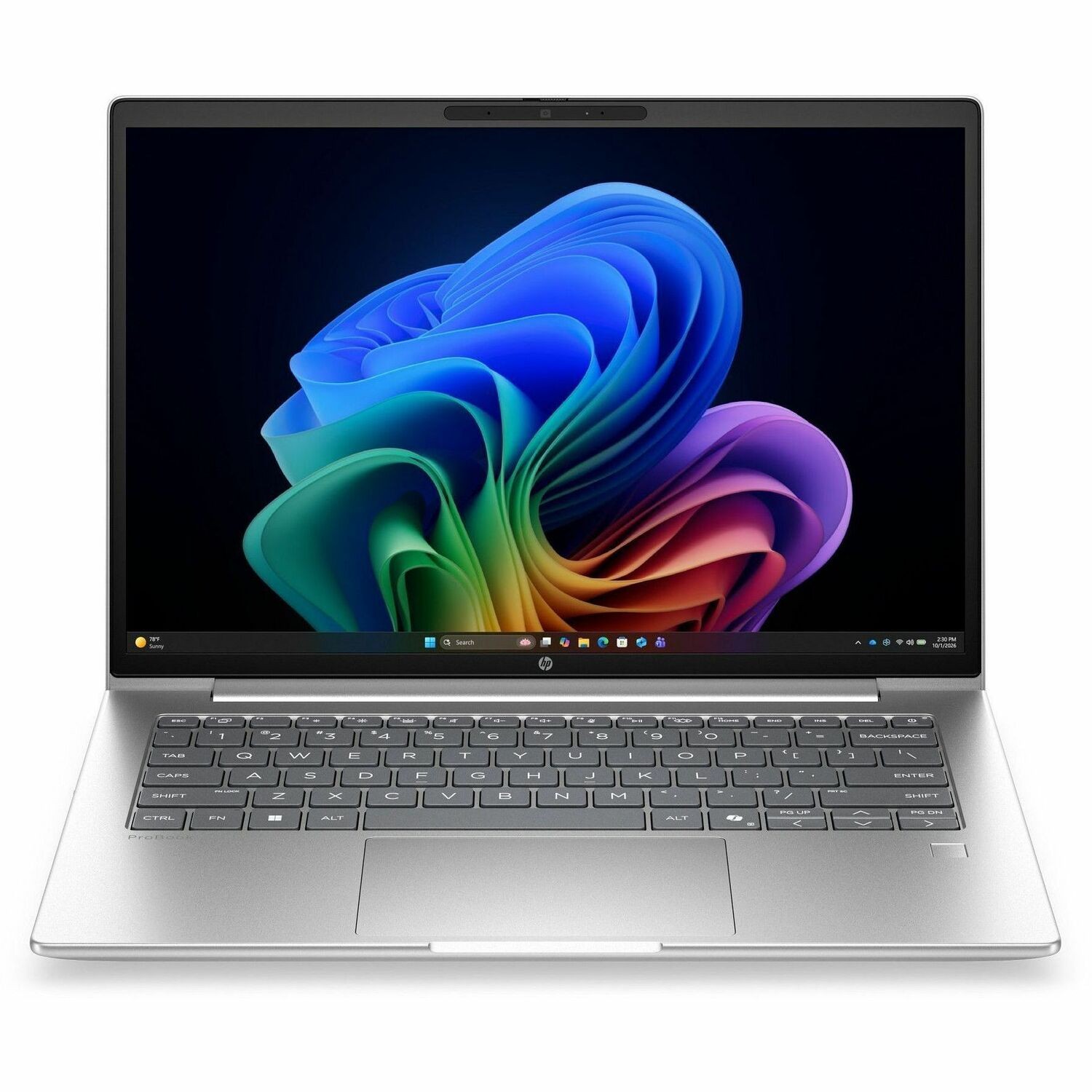 HP ProBook 4 G2i 14" Copilot+ PC Notebook - WUXGA - 60 Hz - Intel Core Ultra 5 Series 3 325 - 16 GB - 256 GB SSD - Pike Silver