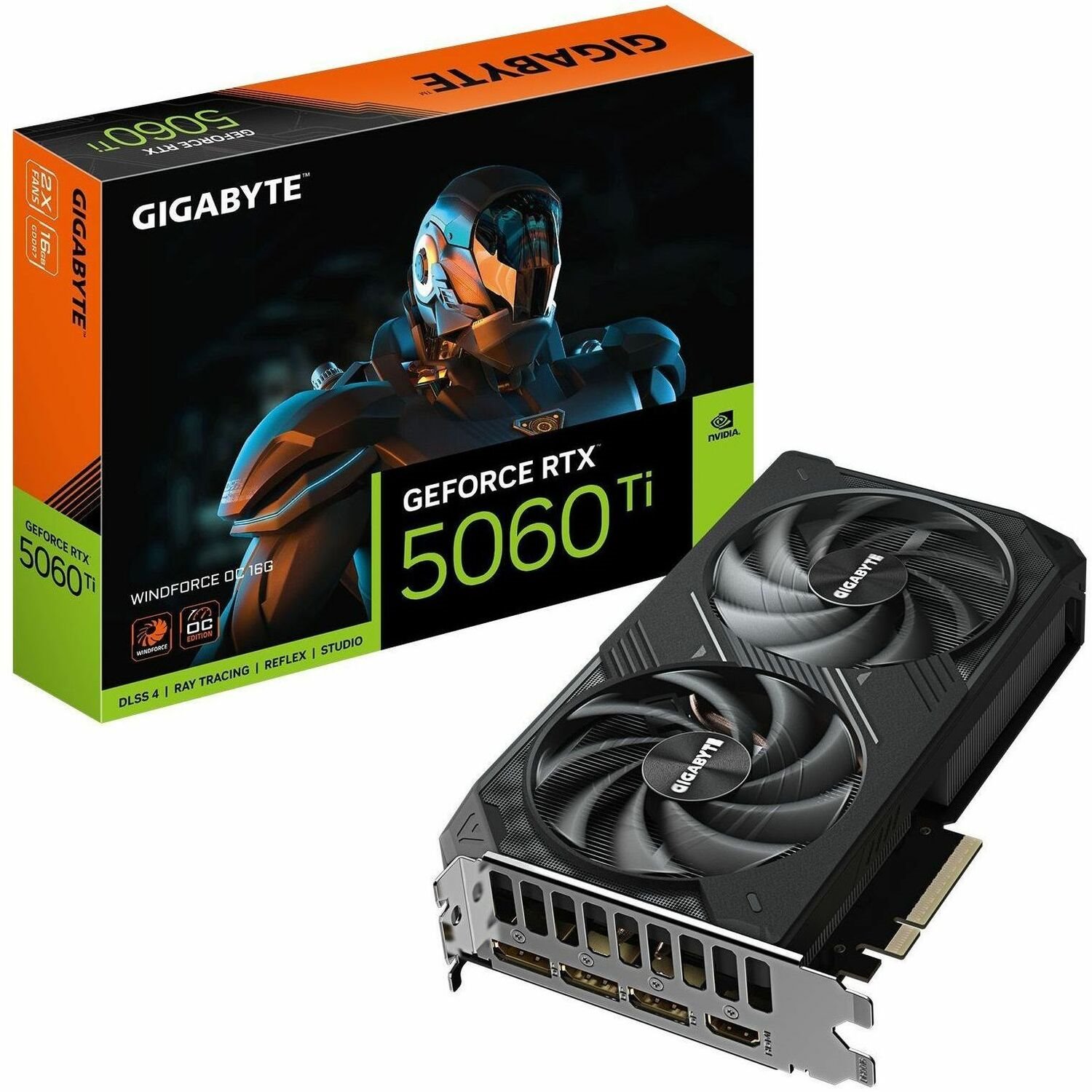 GIGABYTE NVIDIA GeForce RTX 5060 Ti Graphic Card - 16 GB GDDR7