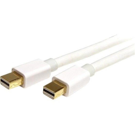 StarTech.com 3ft (1m) Mini DisplayPort Cable, 4K x2K Ultra HD Video, Mini DisplayPort 1.2 Cable, Mini DP Cable for Monitor, White mDP Cord