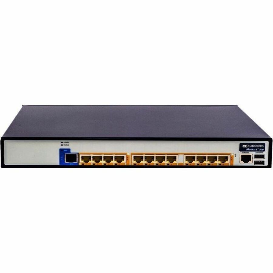 AudioCodes Mediant 800C Survivable Branch Appliance For Microsoft Teams With A Single E1/T1