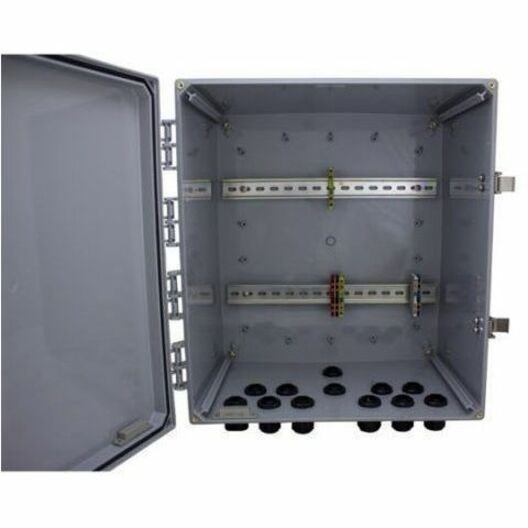 Outdoor Cabinet Assembly 18 x 16 x 10" Polycarbonate Enclosure for Outdoor Switches