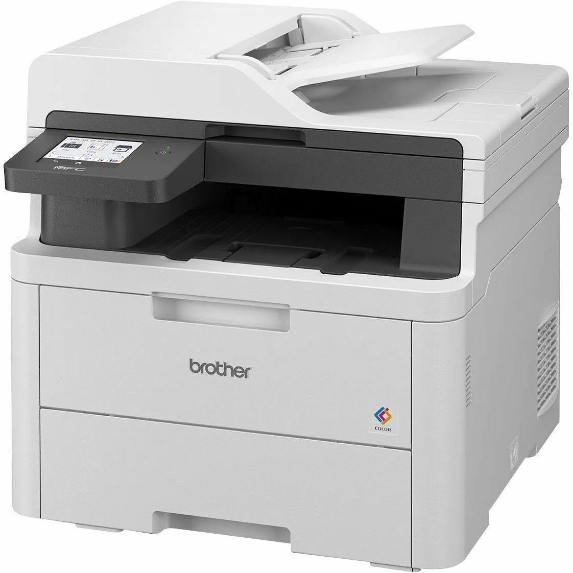 Brother MFC-L3755CDW Compact Colour Laser Multi-Function Centre - Print/Scan/Copy/FAX with Print speeds of Up to 26 ppm,2-Sided Print,single side scan